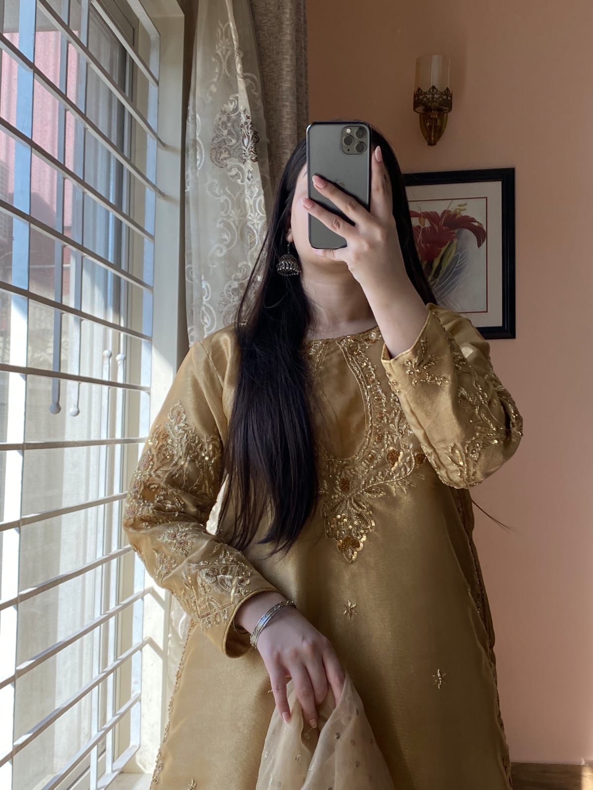 Lemon Yellow Shirt and Lehenga